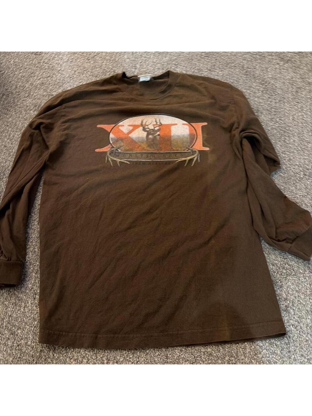 Realtree Men's Brown and Green Shirt